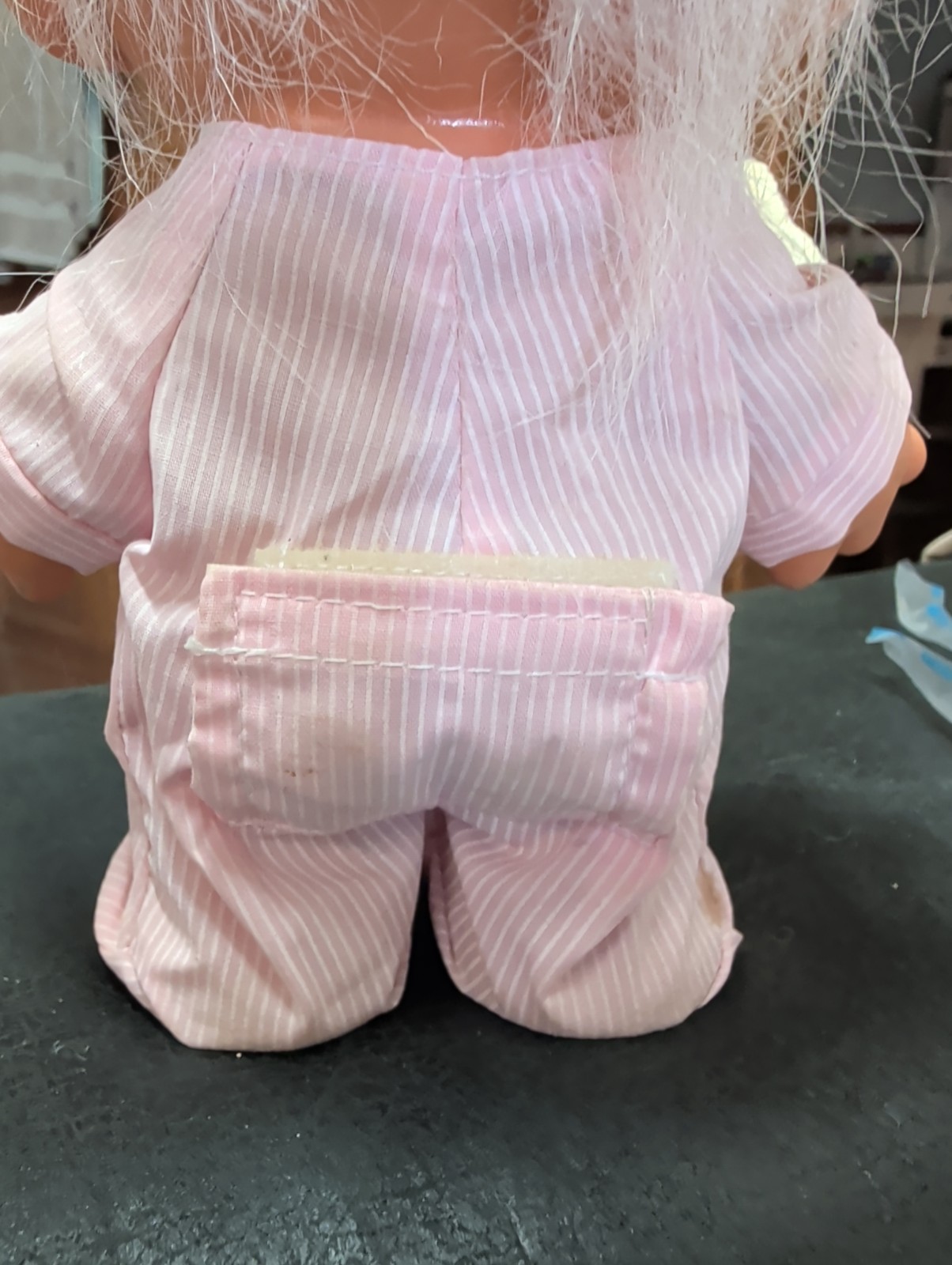 Troll Doll Vtg 7″ Sleepy Time Night Night Russ Pink Pajamas Nightcap Teddy Bear