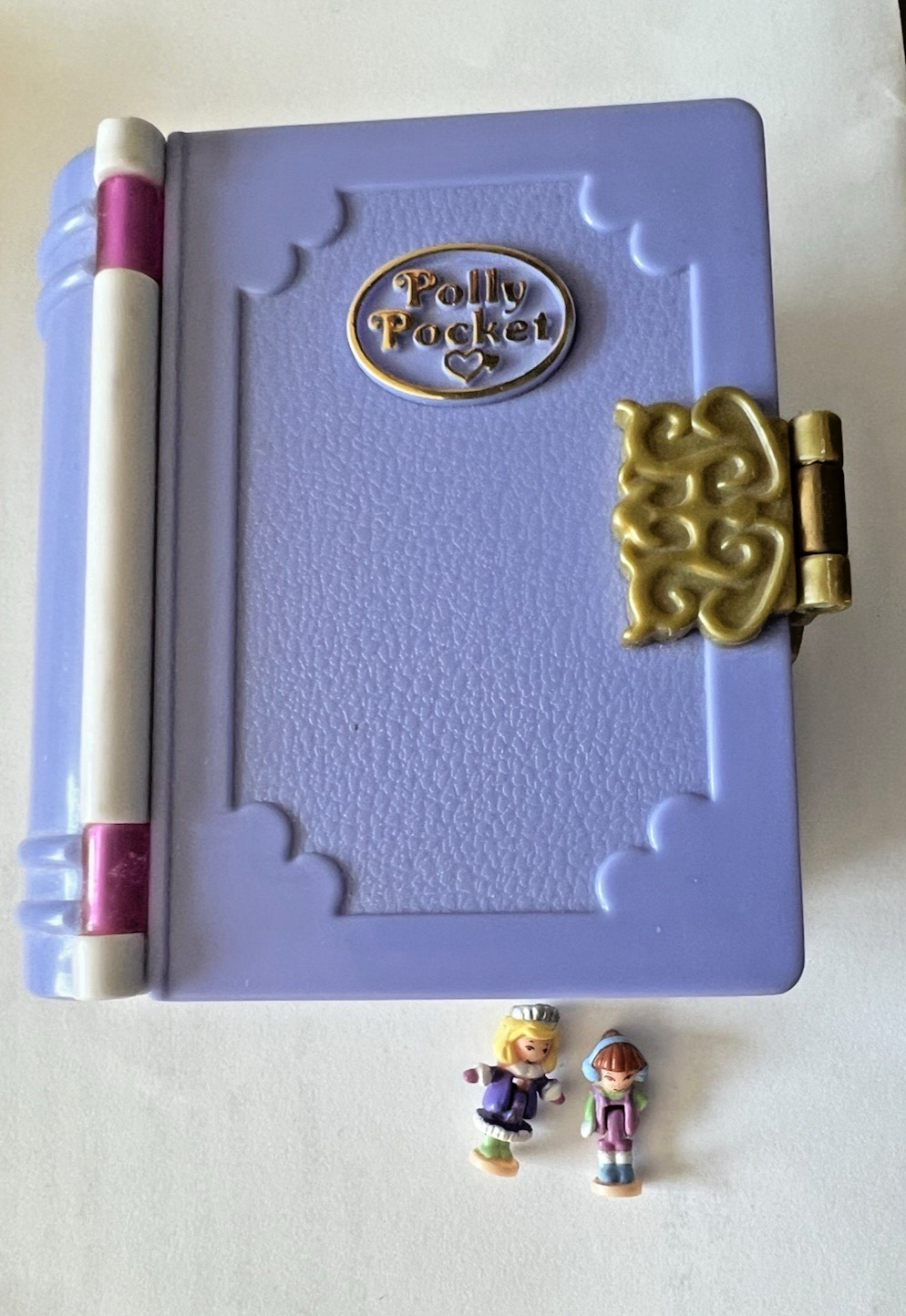 Polly Pocket 1995 Sparkle Snowland Enchanted Storybook Bluebird EXC. FREE SHIP!