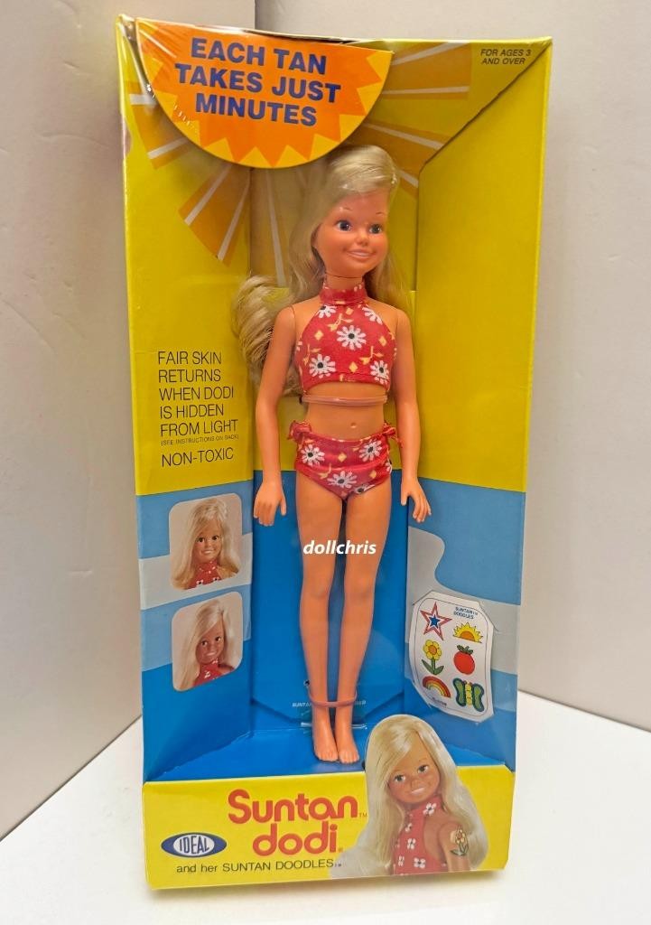 1977 Ideal Tuesday Taylor Suntan DODI Skipper Doll NRFB New Vintage
