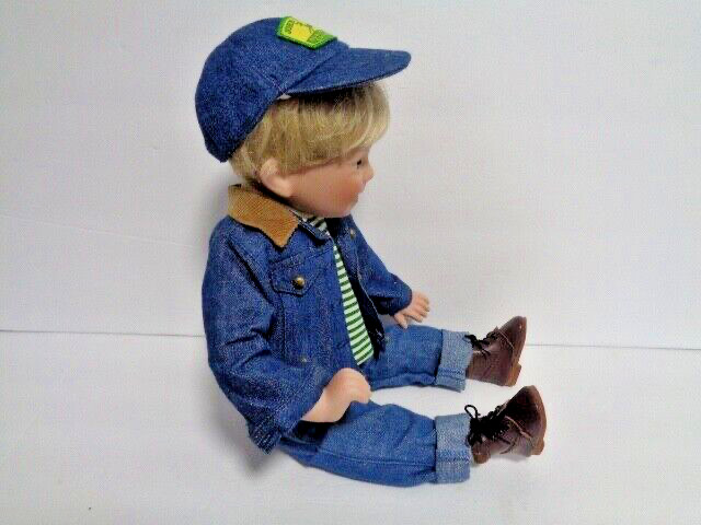 Billy – John Deere Porcelain Boy Doll Collection Danbury Mint Jean Jacket