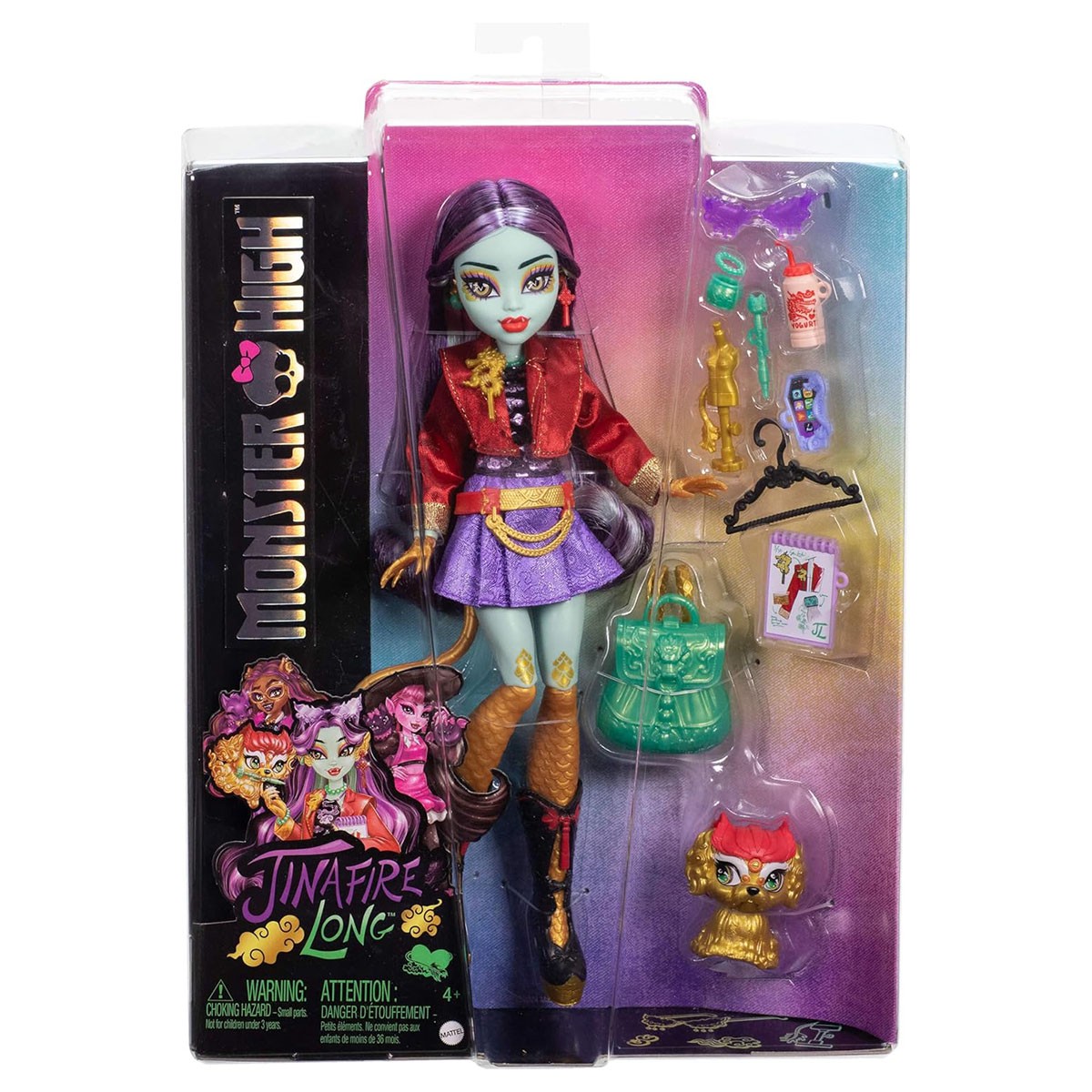 Monster High Jinafire Long Doll – Fierce Dragon-Themed Look