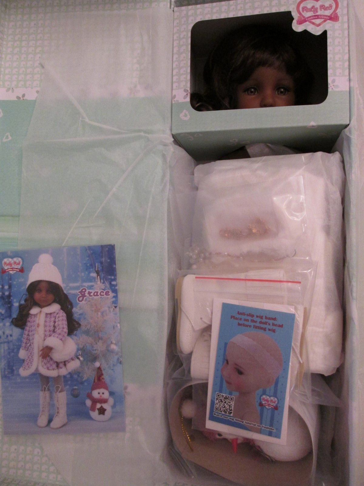 Grace Limited Edition Ruby Red Fashion Friends Doll Full Set NRFB Holiday Purple
