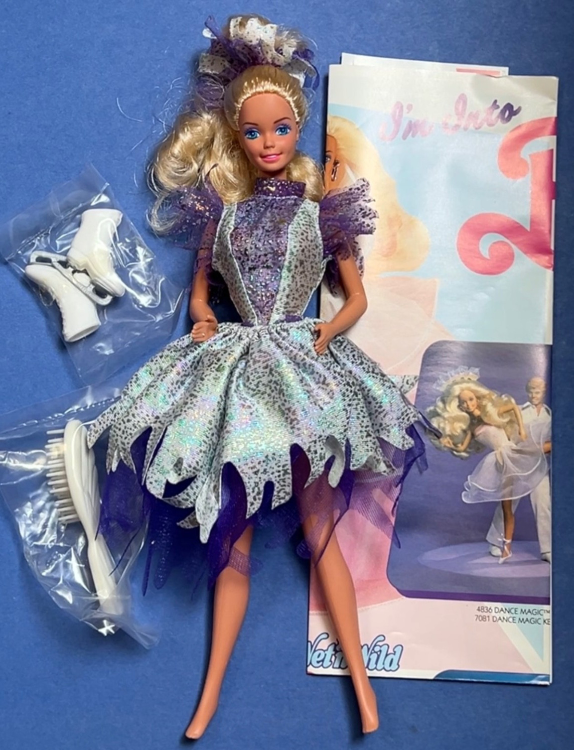Ice Capades Barbie Doll Vintage Mattel Made In Malaysia New No Box 1990