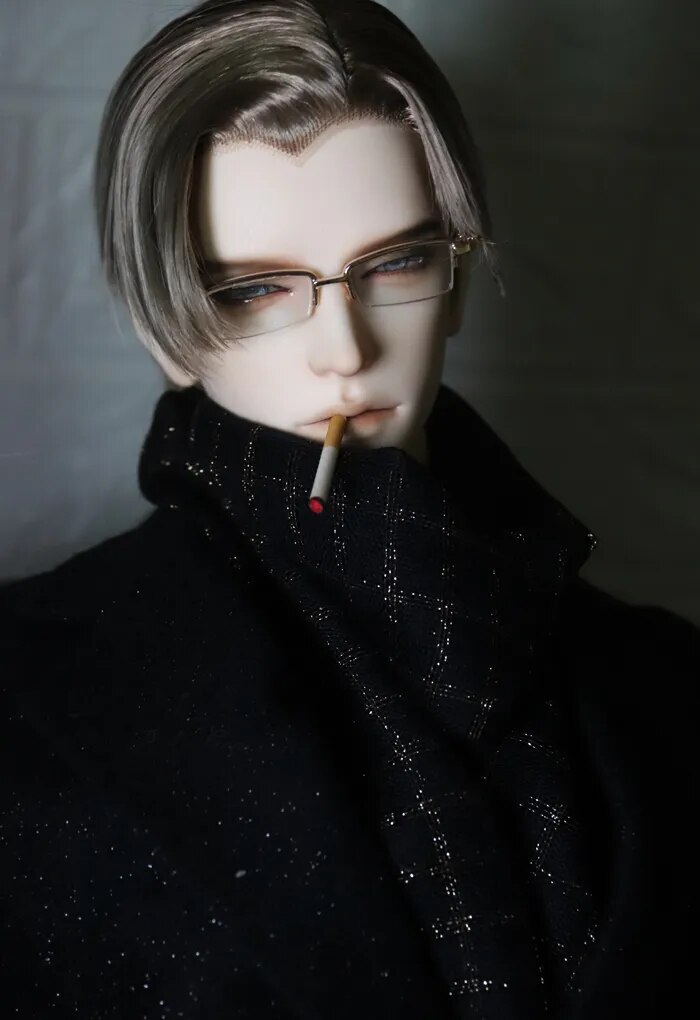 1/3 BJD Doll Uncle Handsome Man Male Eyes Faceup Resin Ball Jointed Toy DIY Gift