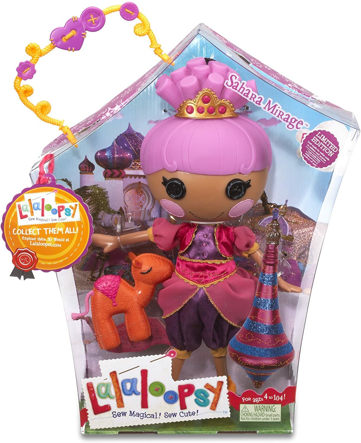 Brand New MGA Lalaloopsy SahaRa MiRage Sew Magical.. Sew Cute..