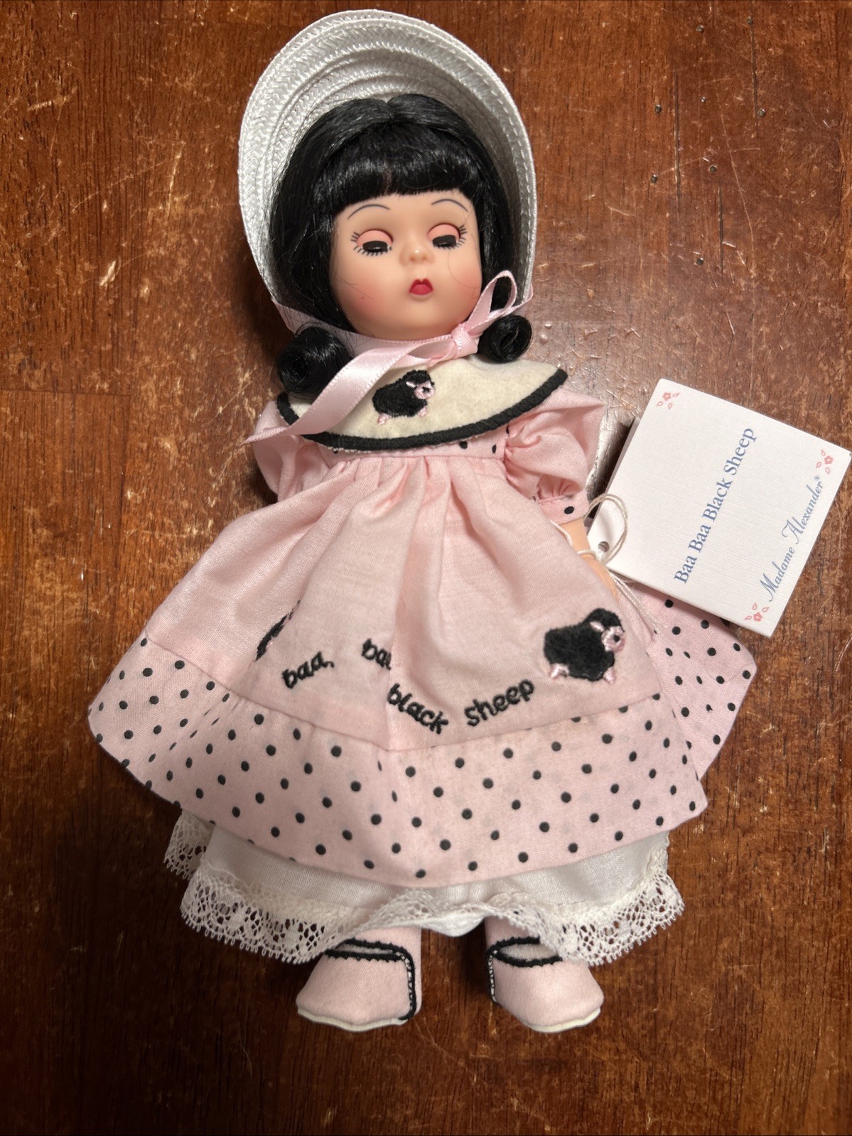 Madame Alexander 8” Baa Baa Black Sheep Doll Style Number 34020 2002