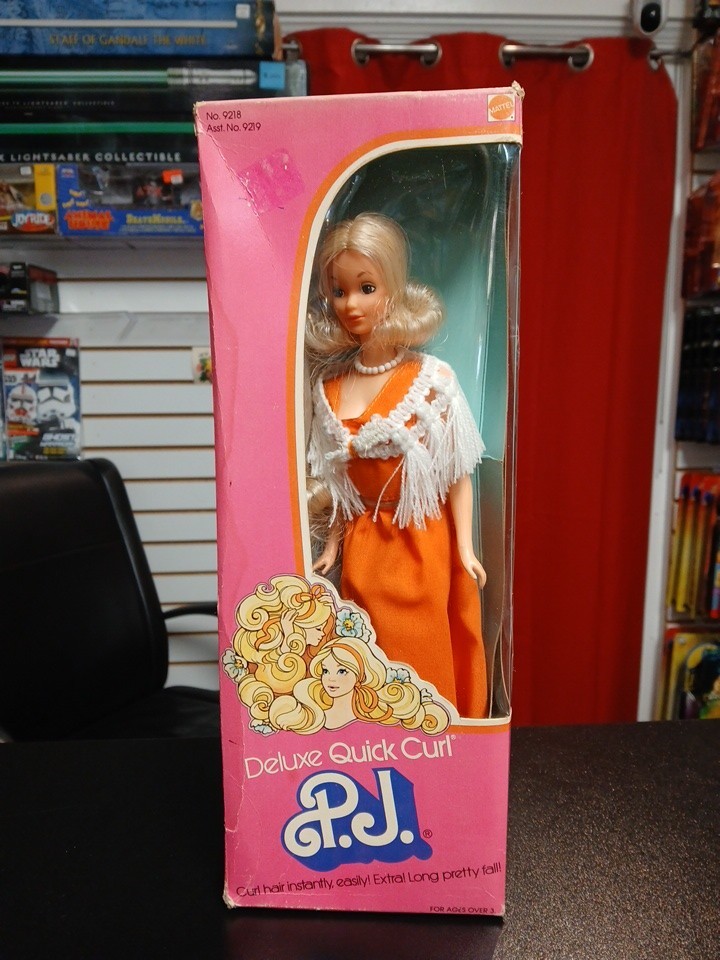 1975 Mattel Deluxe Quick Curl P.J. #9218 Sealed