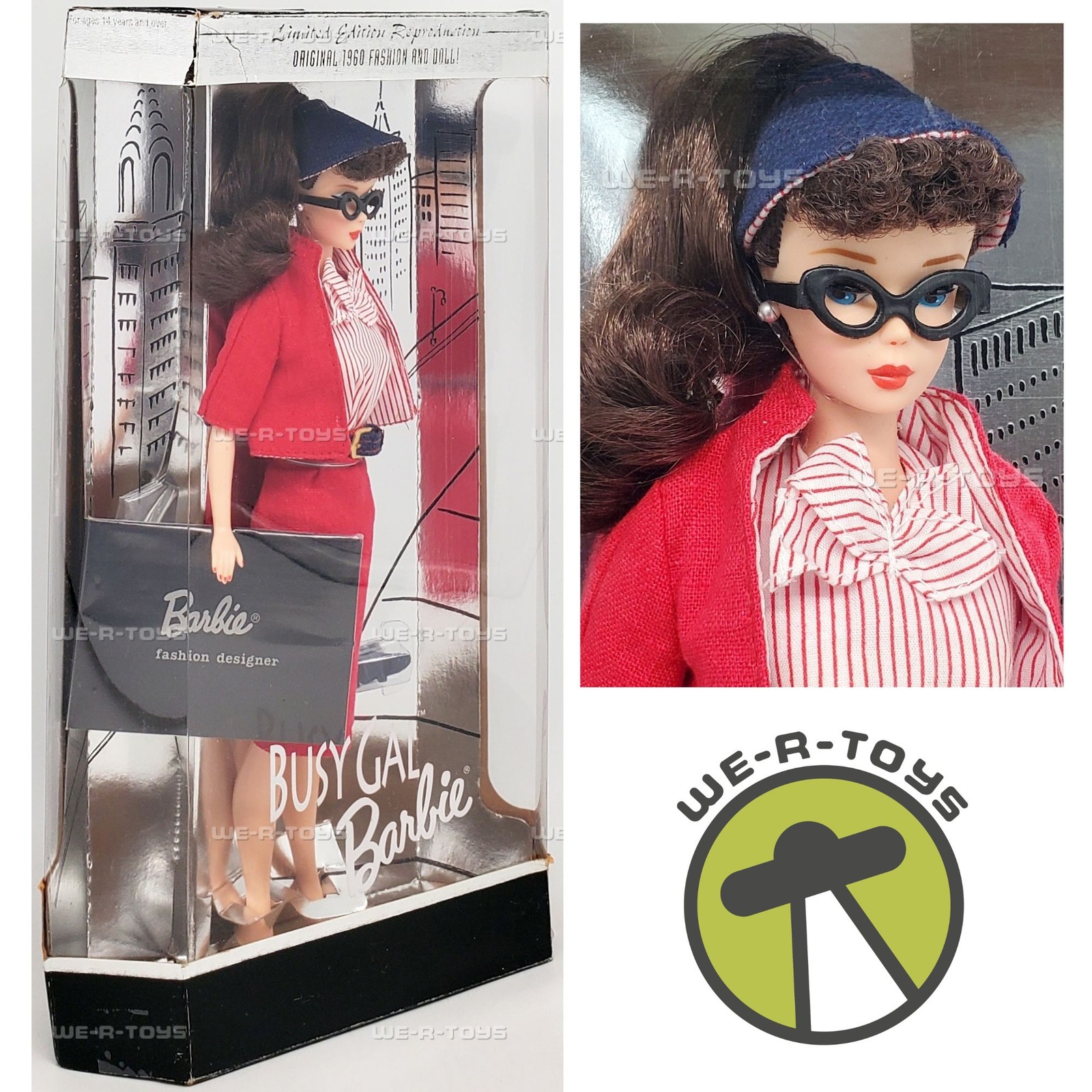 Busy Gal 1960 Reproduction Limited Edition Barbie Doll 1995 Mattel #13675