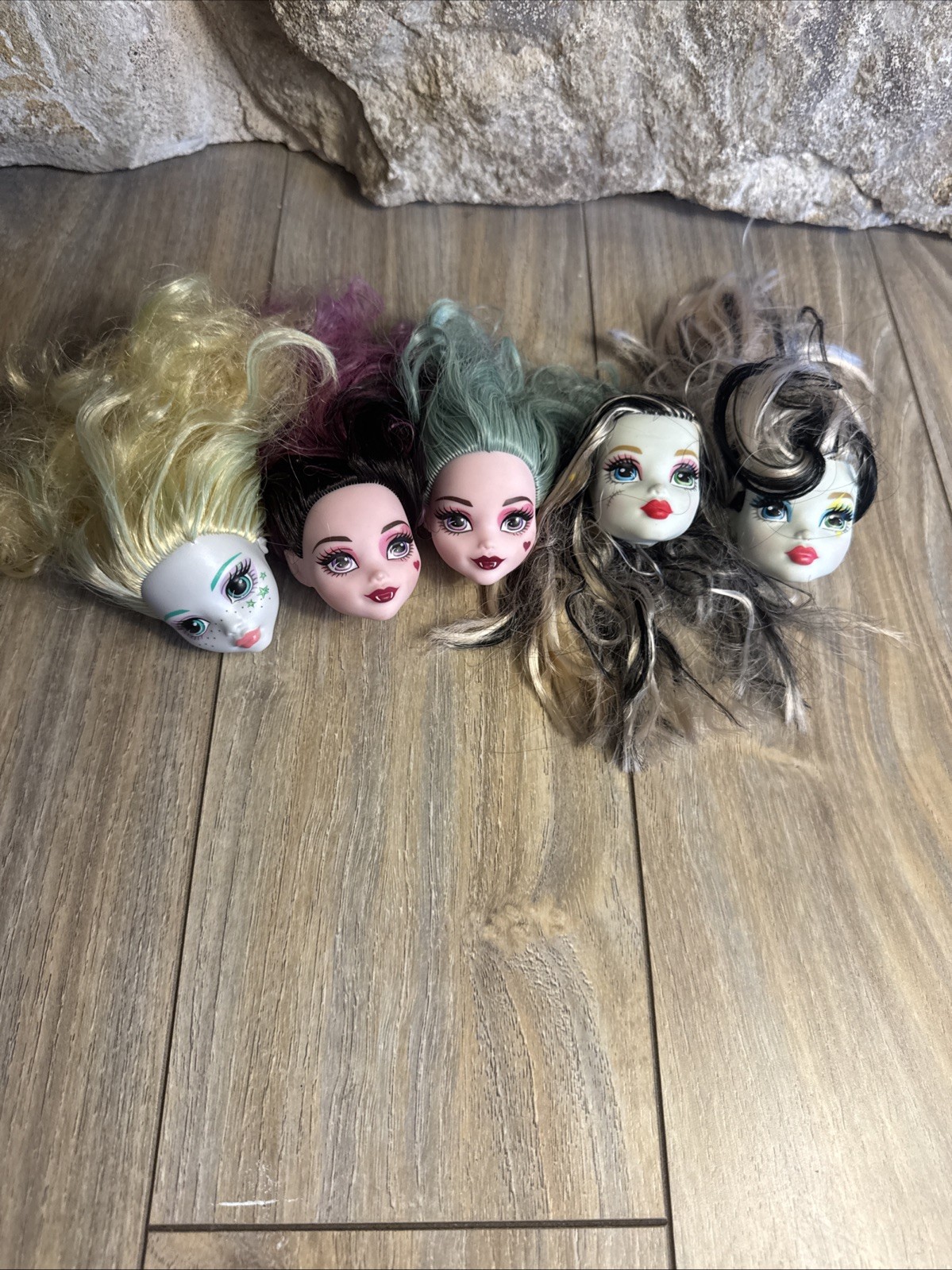 Monster High Factory Reject Heads Lot Of 5 As Is G2 Welcome To Monster High