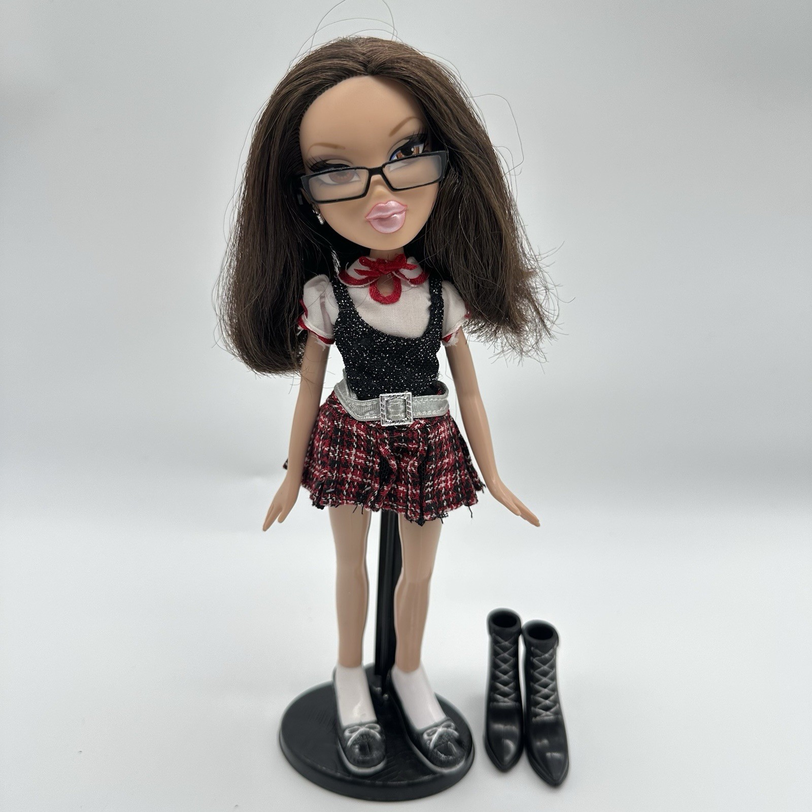 Vintage Bratz Passion 4 Fashion P4F Aubrey Doll Outfit Shoes Glasses Earrings