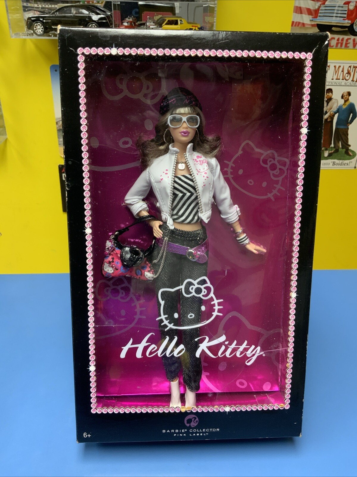 Hello Kitty Barbie Doll Collector Pink Label 2007 Sanrio Mattel L4687 w/ Jewelry