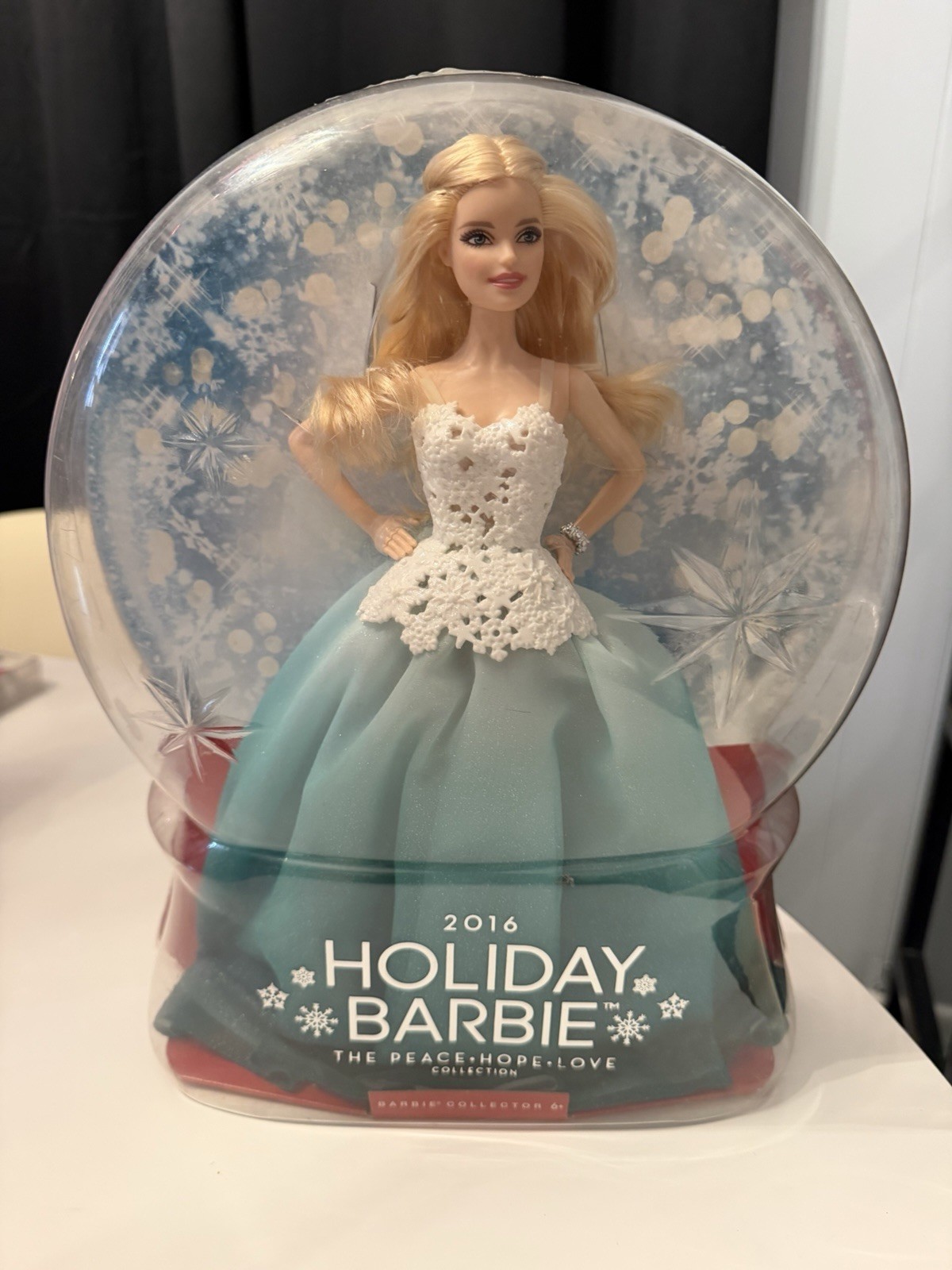 Mattel Barbie 2016 Holiday Fashion Doll – Aqua Gown