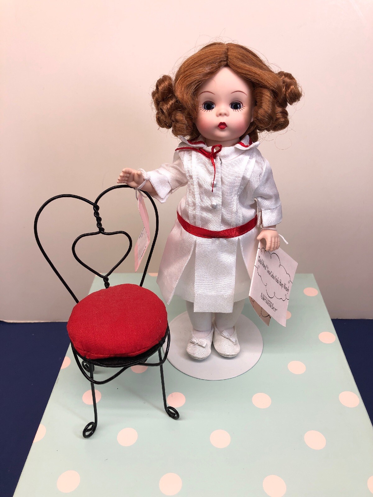 8″ Madame Alexander Doll “Total Moves Soda Ship Coca Cola” Redhead Mint With Box