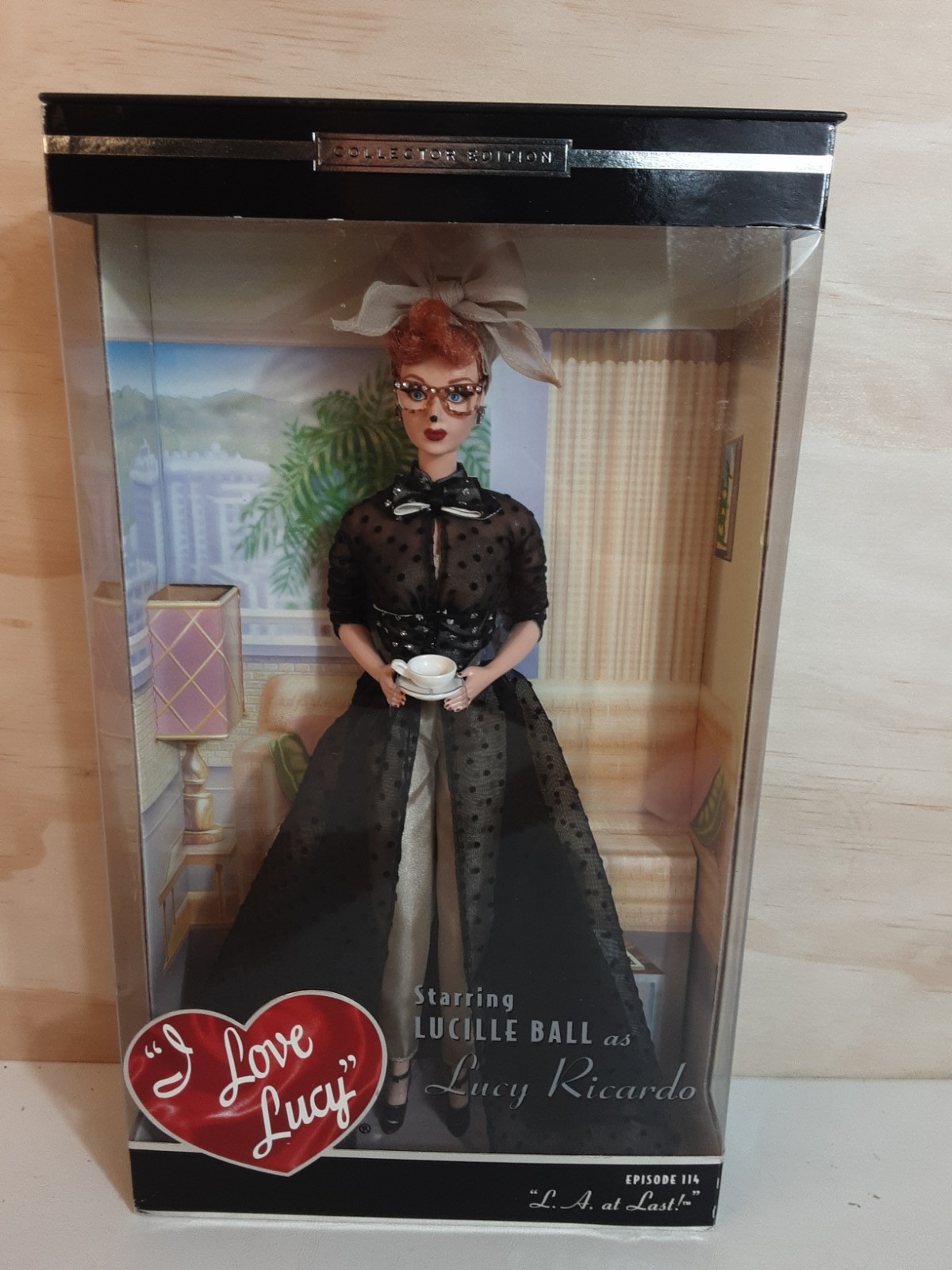 I Love Lucy Episode 114 L.A. At Last Barbie Collector Edition Doll Mattel New