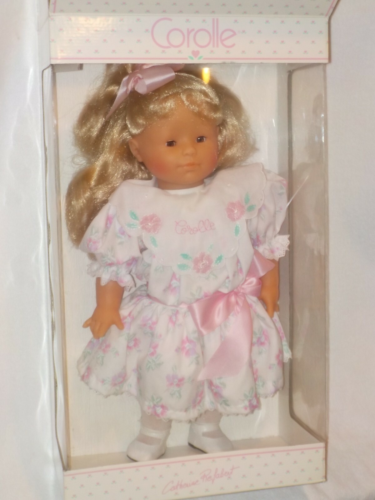 Adorable 20″ Little Girl Doll “Daphne” By Corelle In Box 1990 France
