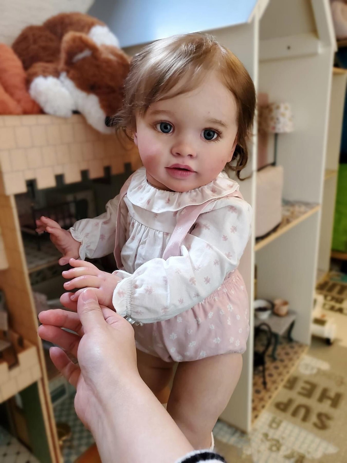Lifelike 26″ Reborn Baby Dolls Big Size Soft Cloth Body Newborn Poseable Toddler