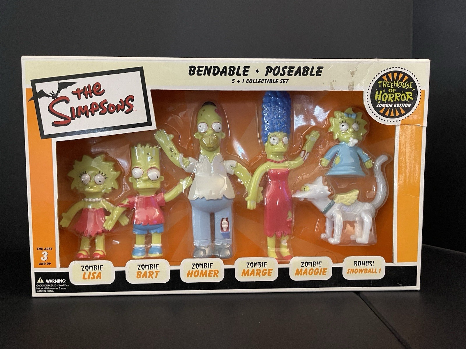 The Simpsons Treehouse Of Horror Zombie Edition Figure Set NJ Croce
