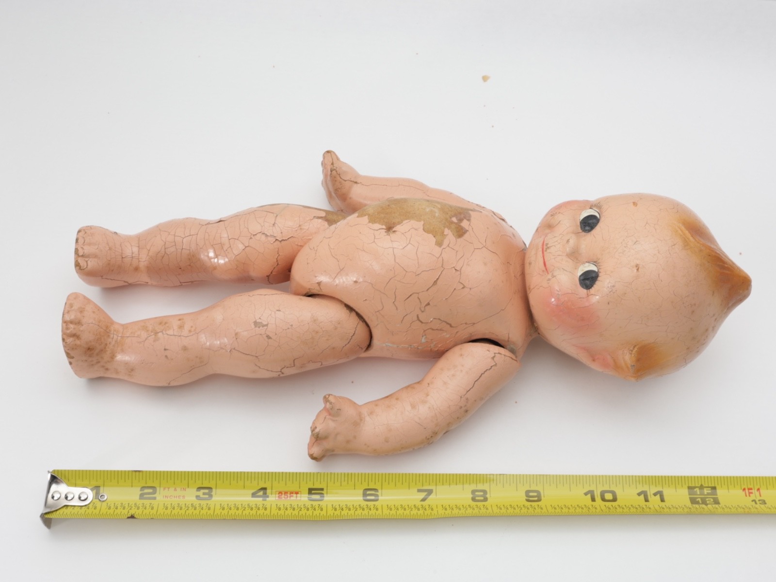 Antique Composition Kewpie Dool Handmade Vintage
