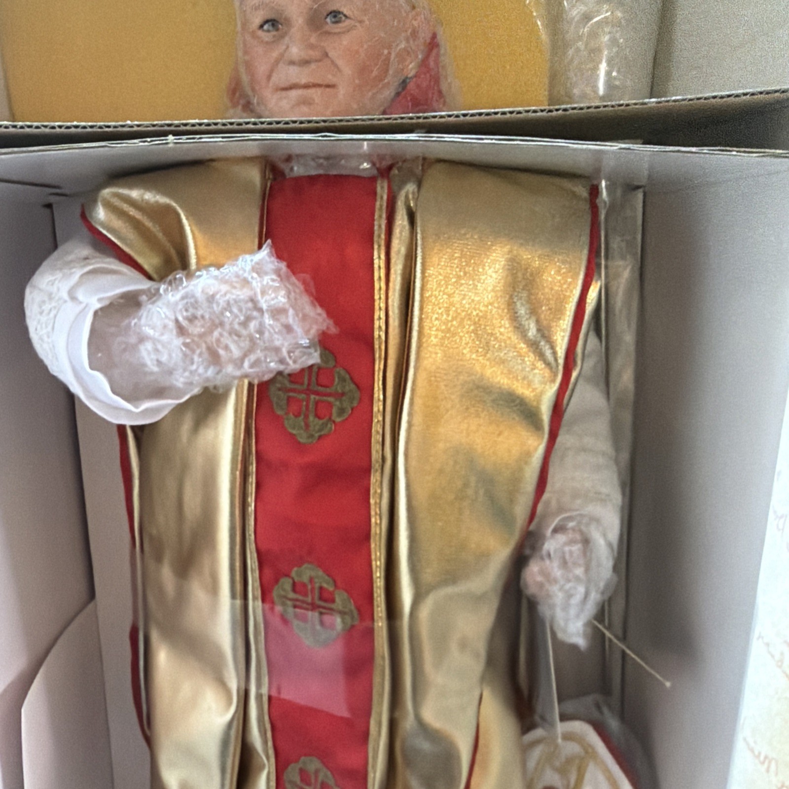 1994 Danbury Mint Pope John Paul 2 Doll MIB New Open Box Limited Edition 1200