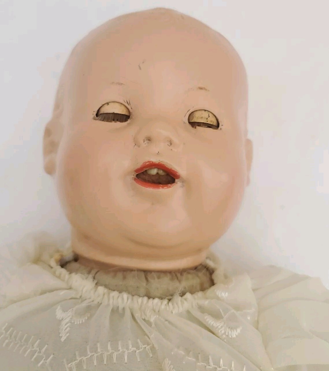 Vintage 1930s Arranbee Composition Cloth Dream Baby Girl Doll 20″ Tall W/ Teeth