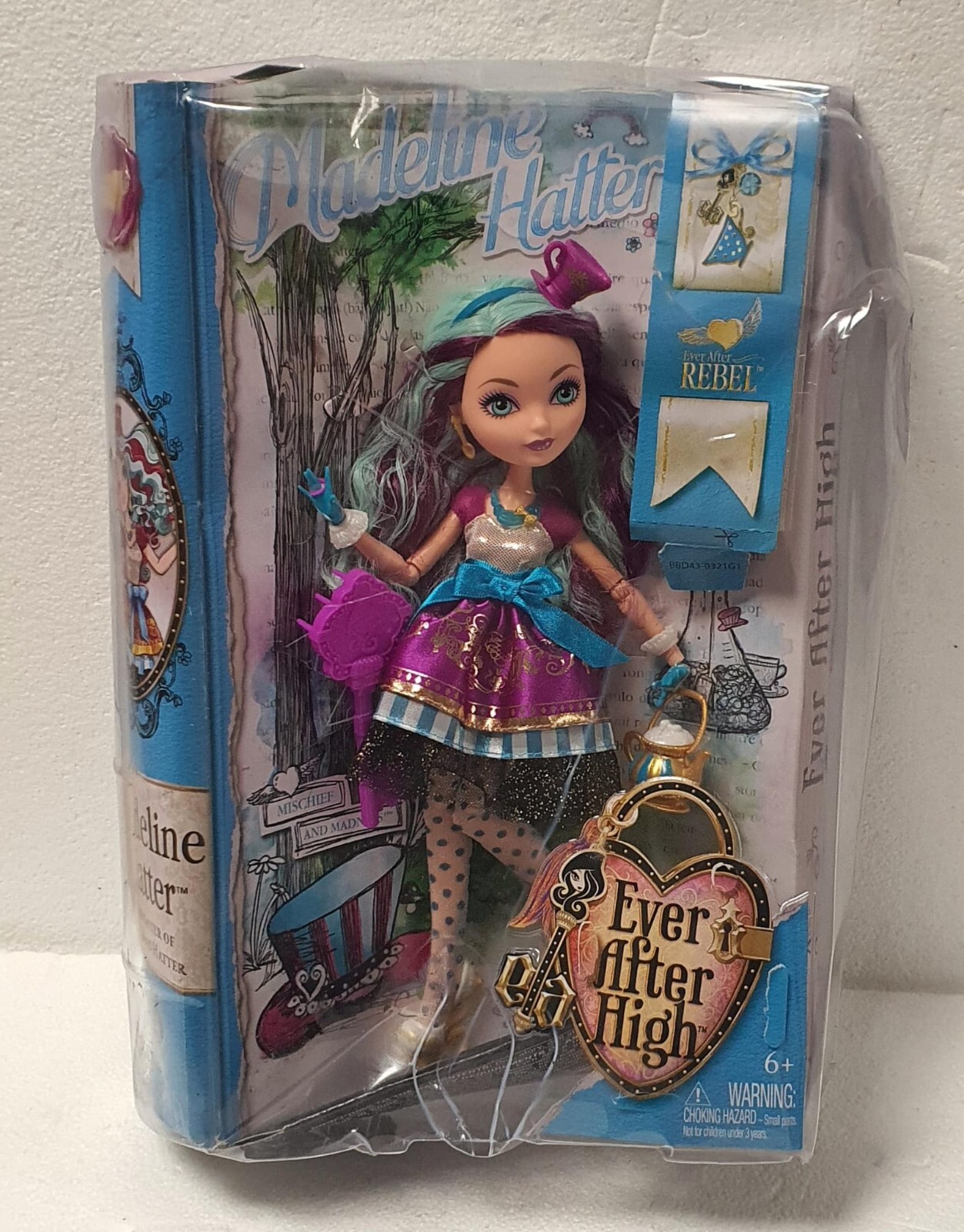 Ever After High Madeline Hatter 1St Release Doll Mattel Retired CR131 LD 04