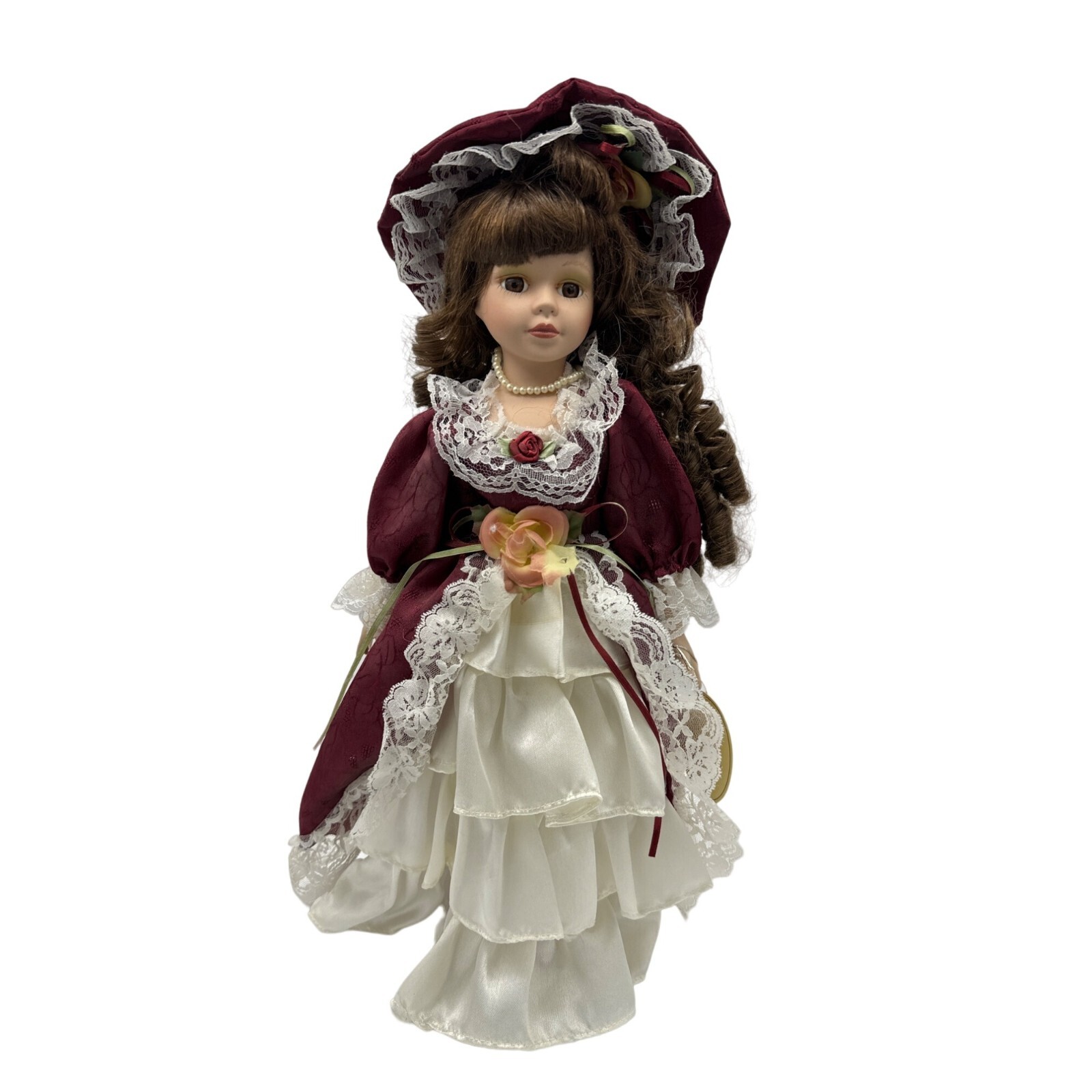 Emerald Doll Collection Elsa Porcelain Doll Victorian 16 inch