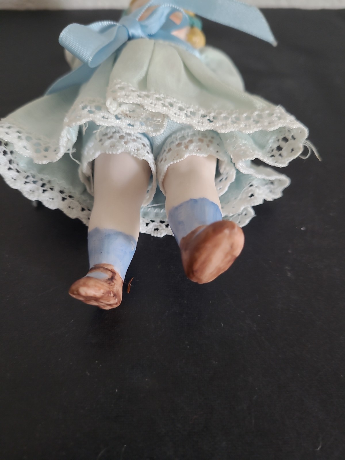 Antique German Bisque Doll 5 inch Mignonette Cabinet Size Mold 2 1910s