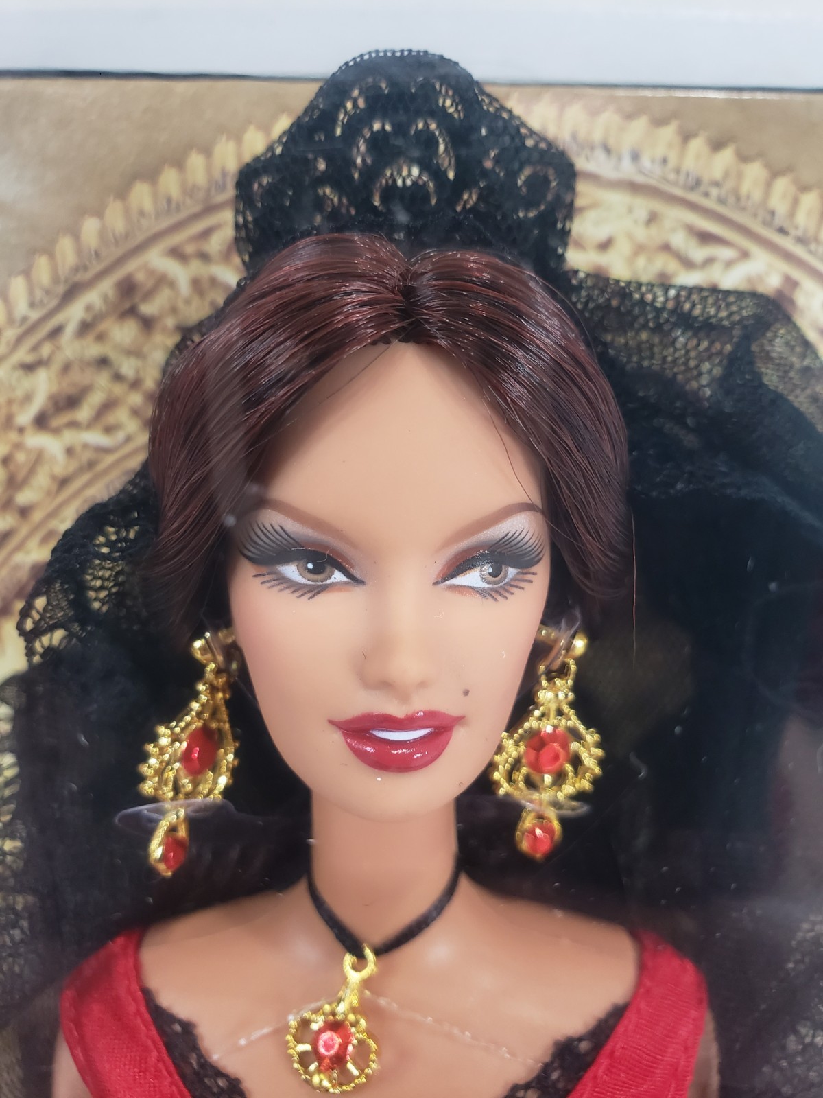 SPAIN BARBIE DOLL DOTW DOLLS OF THE WORLD PINK LABEL 2007 MATTEL L9583 NRFB