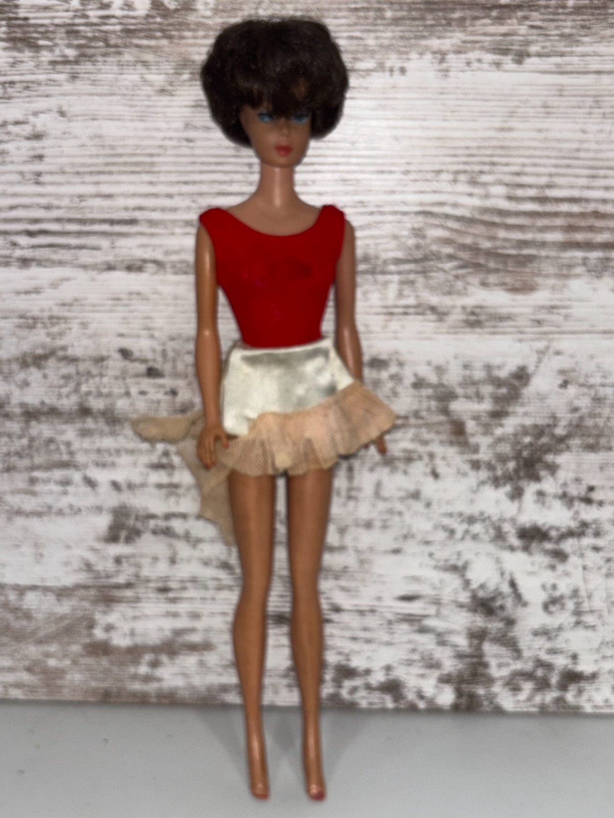 Vintage 1960s Mattel Midge Barbie Brunette Fashion Doll Bubble Cut Hair