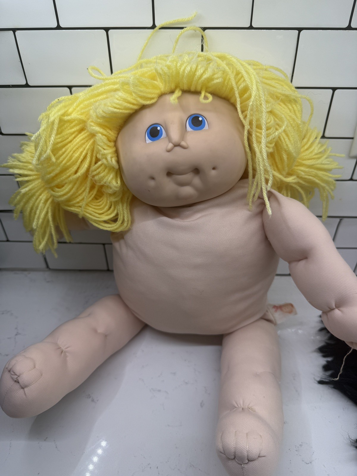 Vintage Original Doll Baby By Martha Nelson Thomas 1984 Blonde Ponytails B114