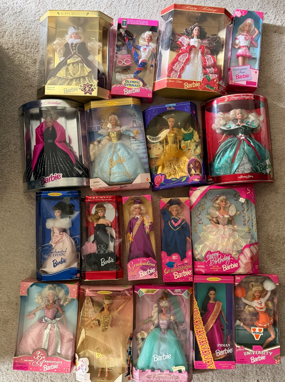 30 New in Box BARBIE collectors Collection