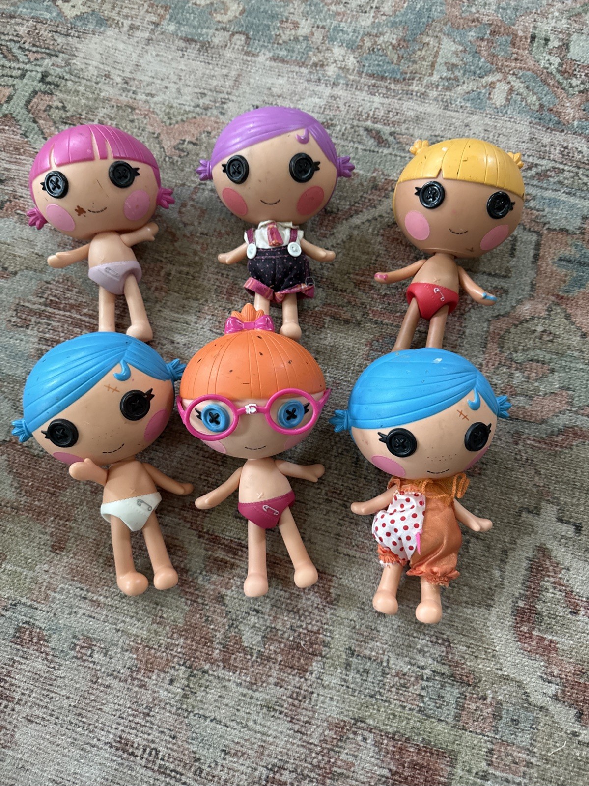 Lalaloopsy Doll Lot 7 Inches 2011 Little Sisters