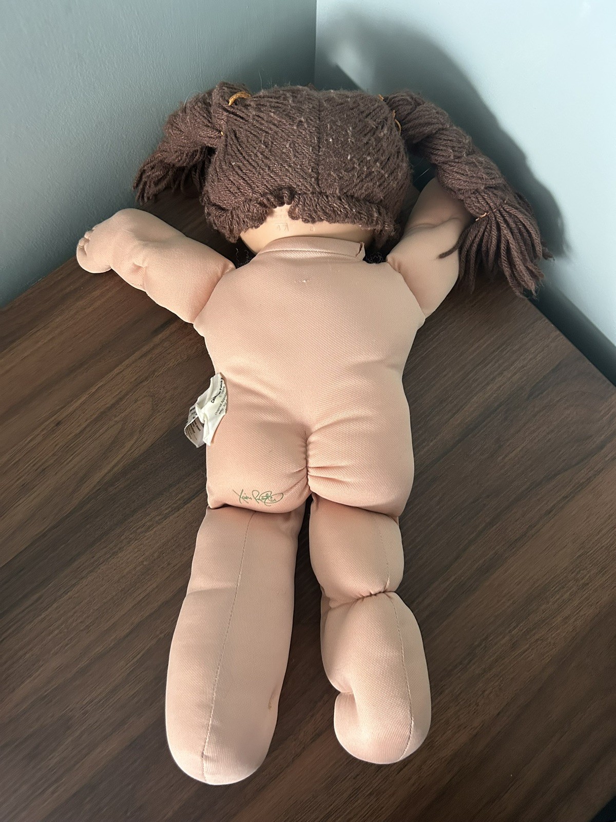 Mattel 1978/1982 Cabbage Patch Kids. Pig Tails. Brown Hair/ Eyes. Xavier Roberts