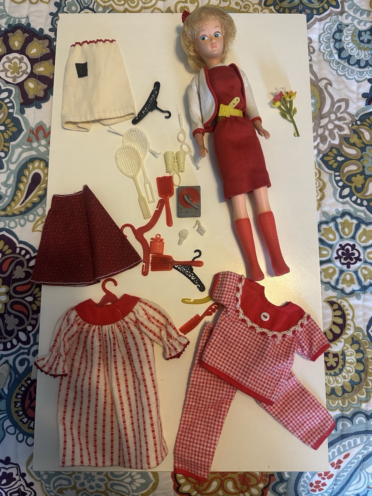 Vintage 1960s Mary Makeup Doll by American Character & Clothing/Accessories