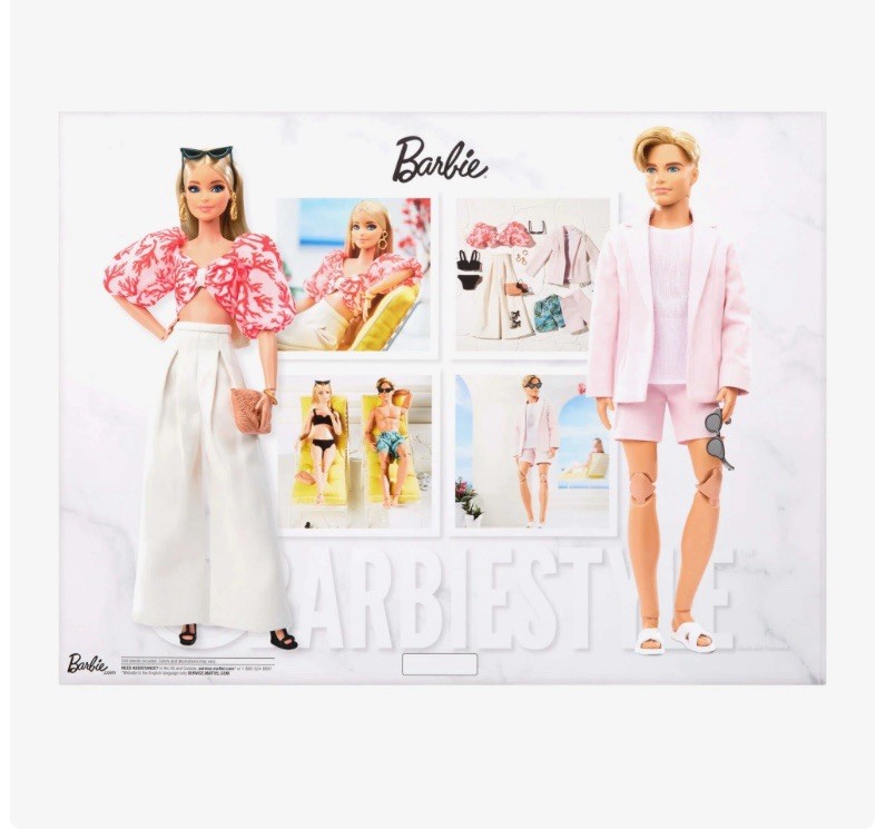 @BarbieStyle Barbie and Ken Doll 2-Pack Resort Style NRFB 2023; New In SHIPPER