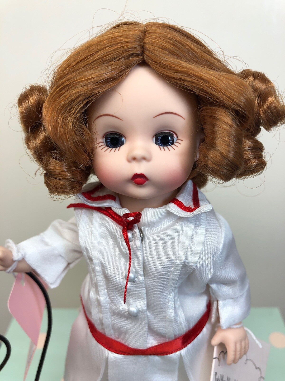 8″ Madame Alexander Doll “Total Moves Soda Ship Coca Cola” Redhead Mint With Box