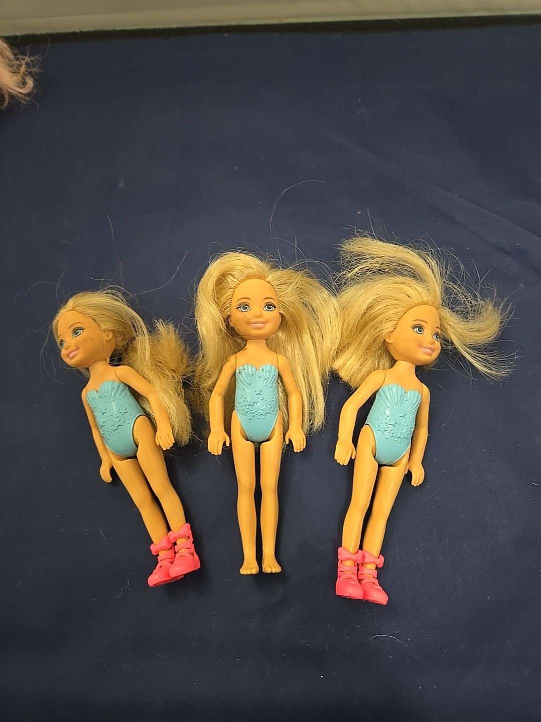 Barbie Dreamtopia Chelsea Mermaid Doll 2017 Mattel- 5.5 inches tall, 3 Dolls