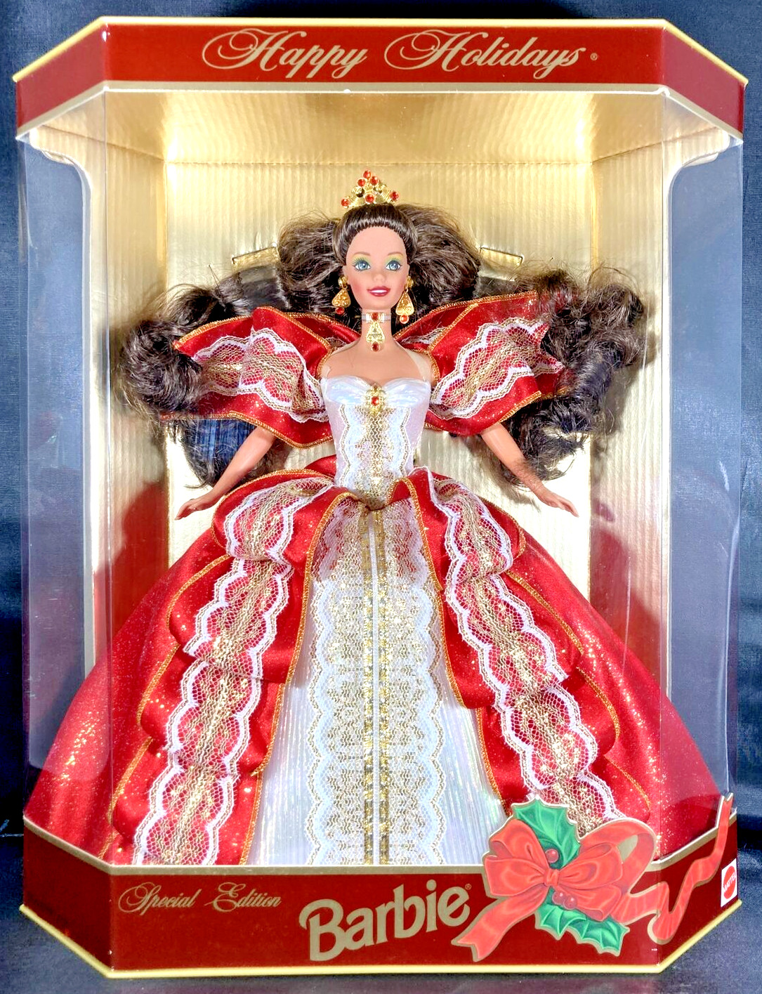 New Happy Holidays Barbie Doll