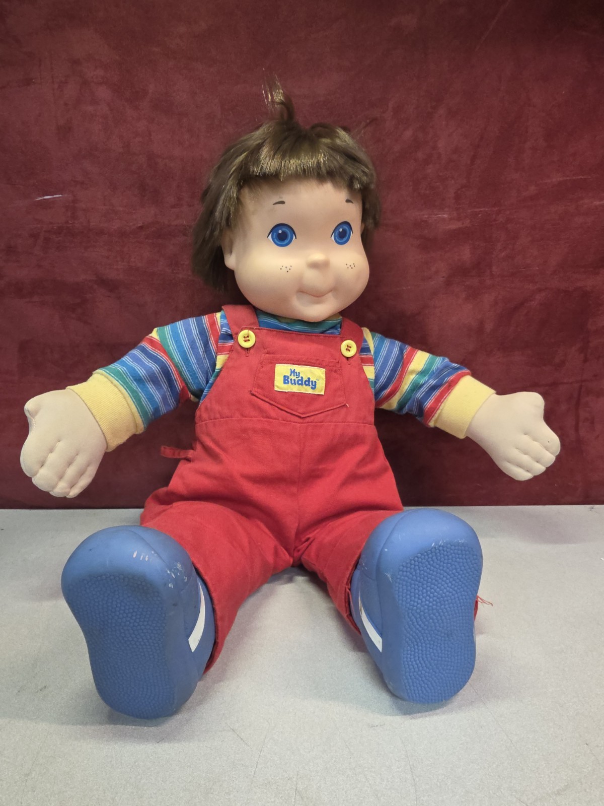 Vintage Hasbro My Buddy Doll 1985 with Shoes, socks & Outfit