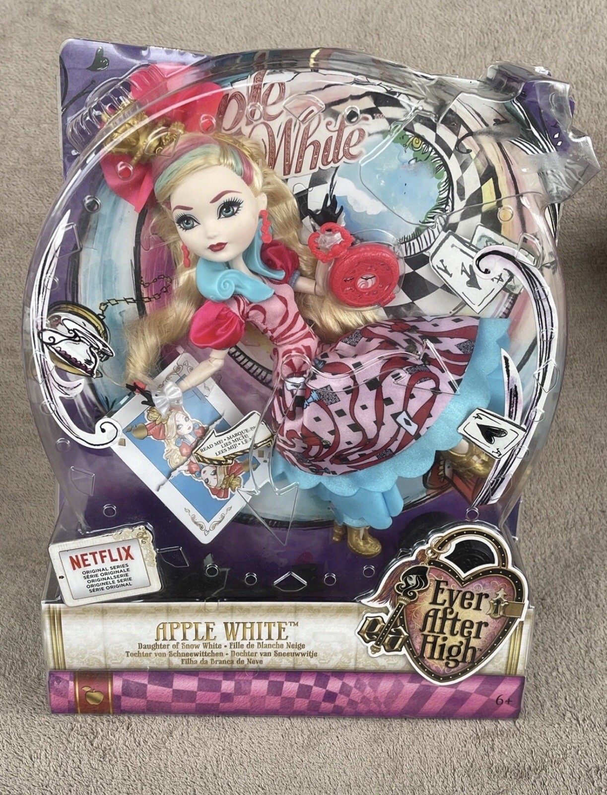 Ever After High Doll Apple White Way Too Wonderland New In Box