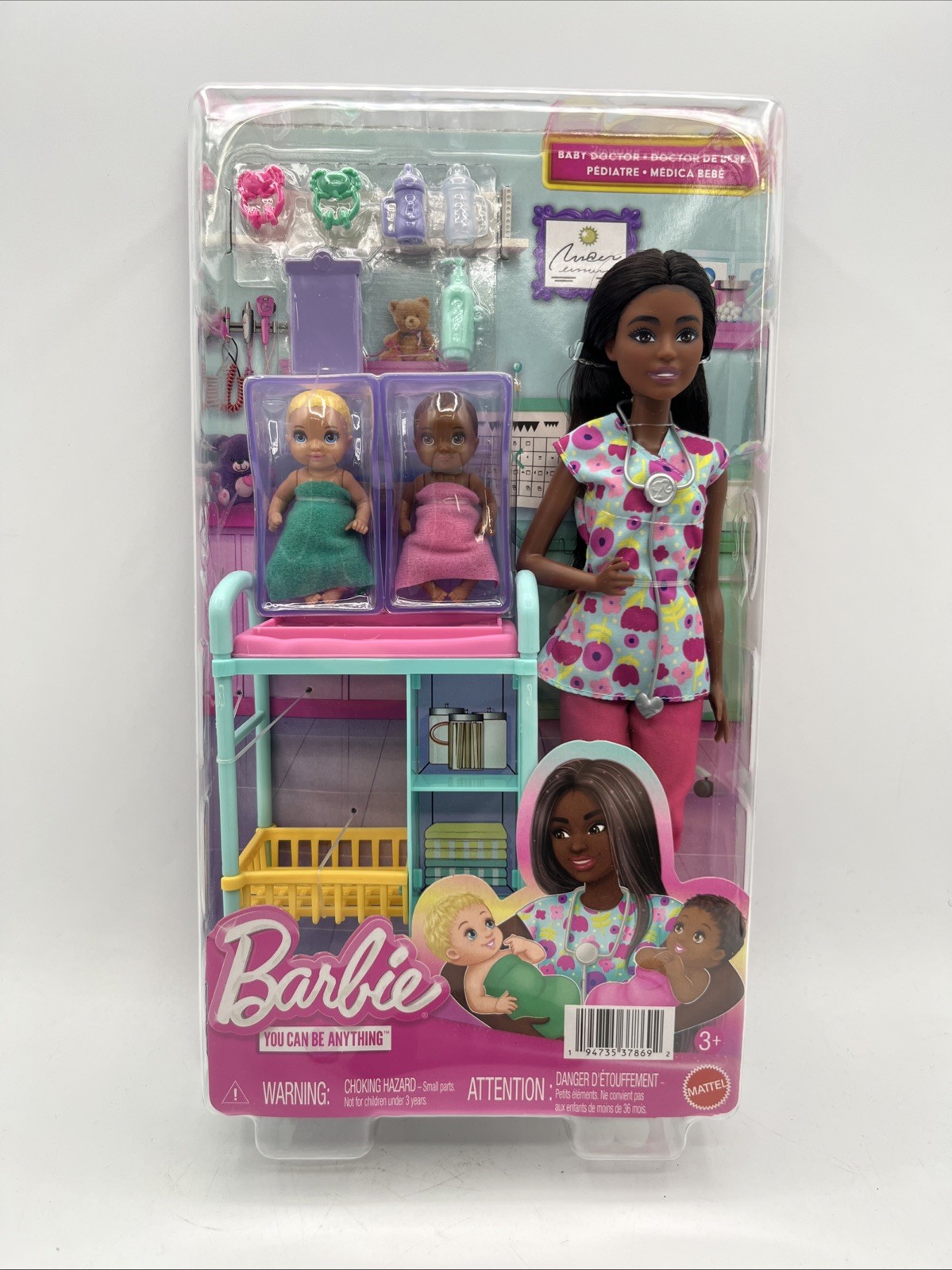 Barbie Careers Baby Doctor Doll Playset, With Babies & Accessories – NIB Sealed
