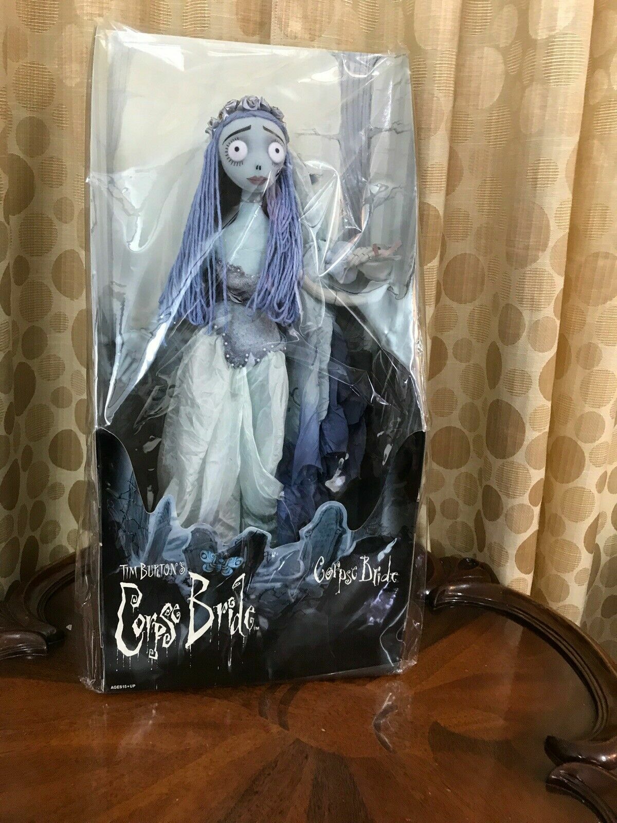 Emily Corpse Bride Plush 1 doll Tim Burton Jun Planning 19″ Tall