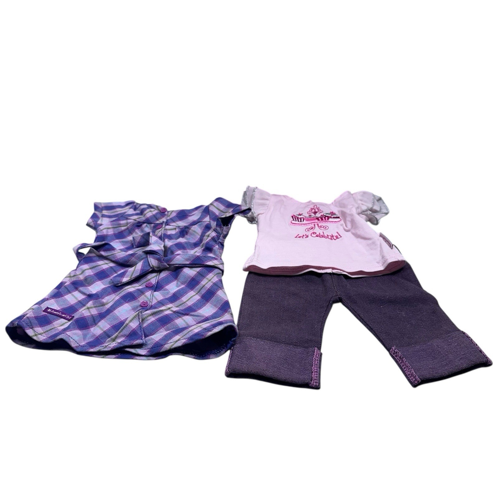 American Girl Doll Clothes Outfit Mix With Some Earrings Pre Owned Use See Pict