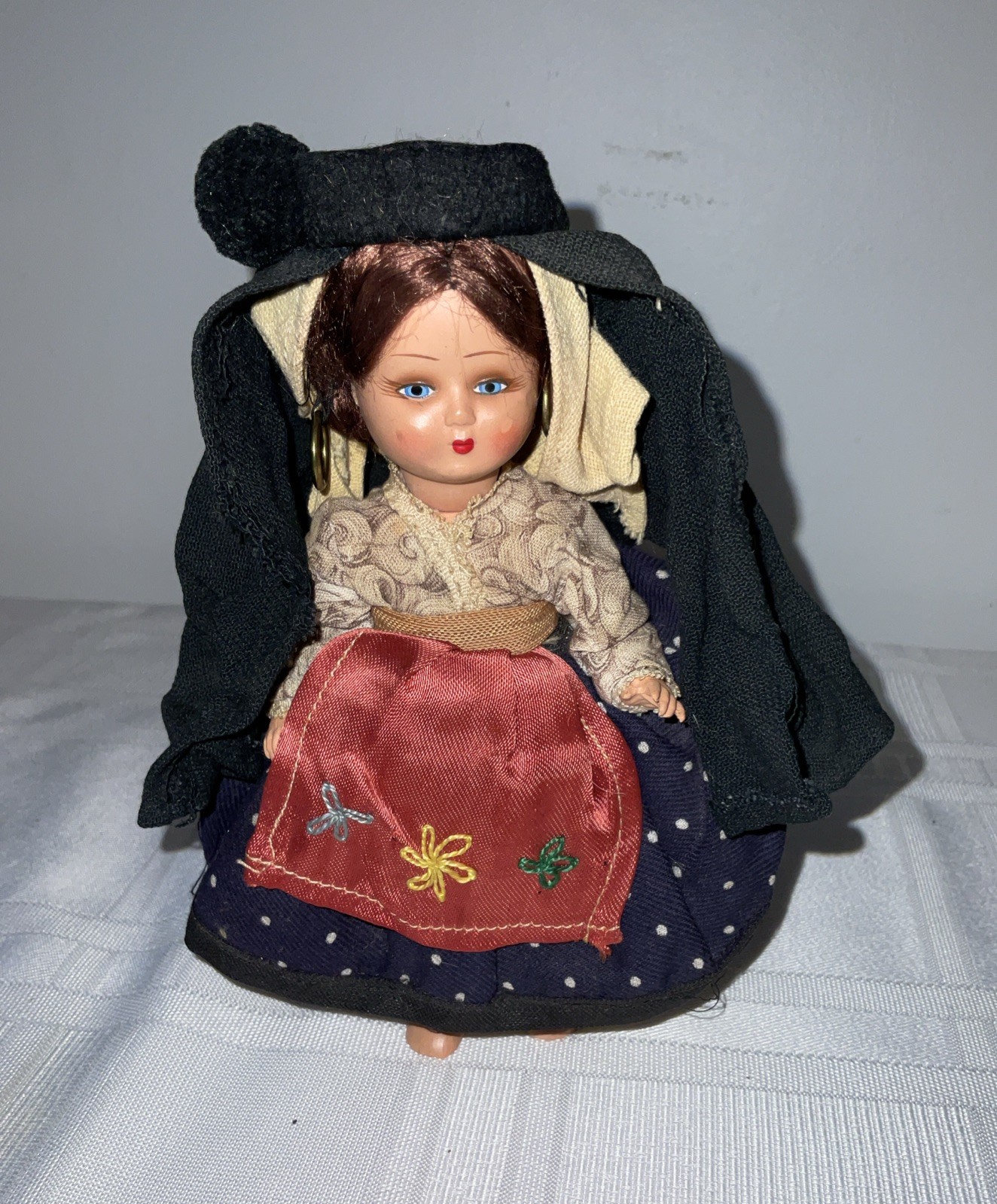 Vtg ? Portugal Doll International 7” Layered Cloth Slip