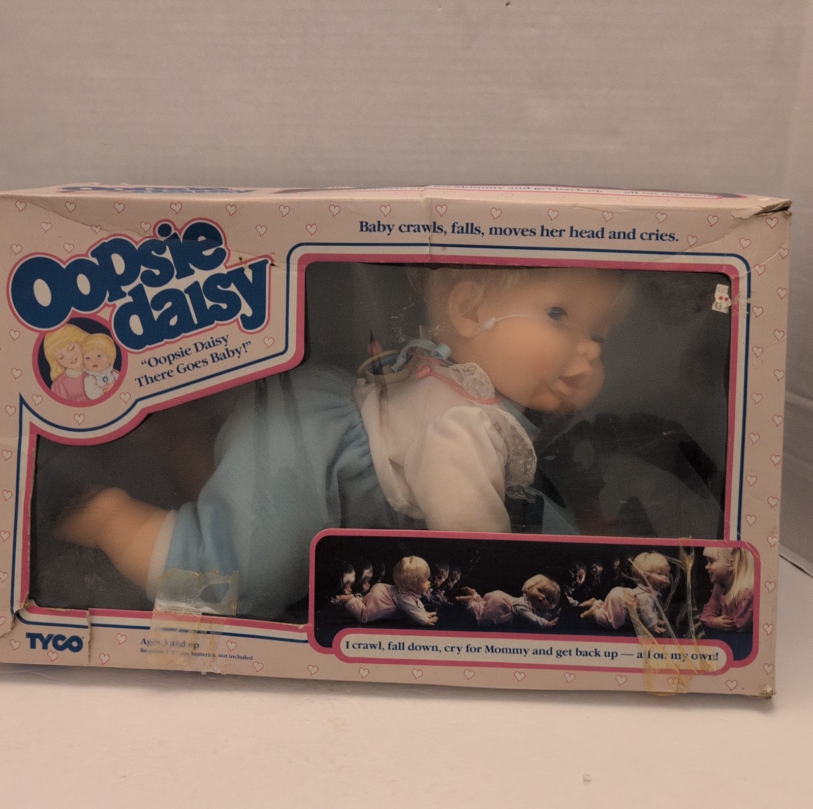 RARE Blue Outfit VINTAGE 1988 TYCO Oopsie Daisy Doll W/ Original Box New Other