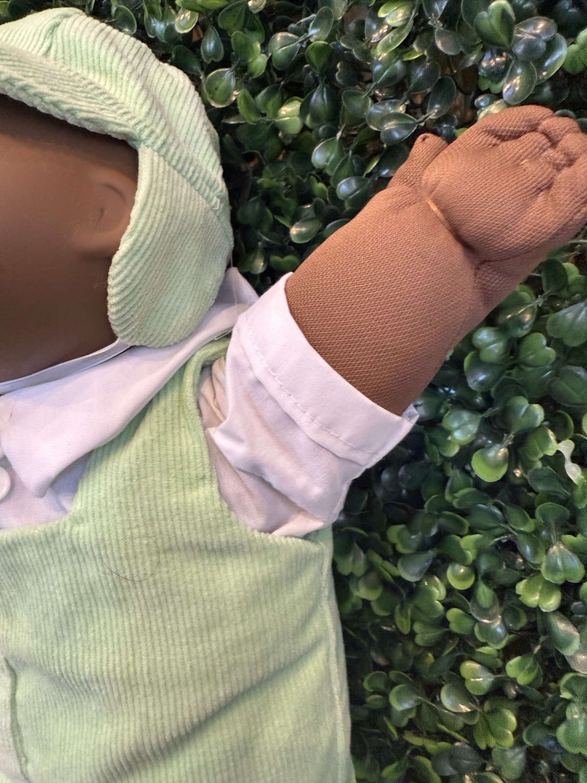 EUC Vintage 1985 Cabbage Patch Baby Doll African American Original Outfit & Hat