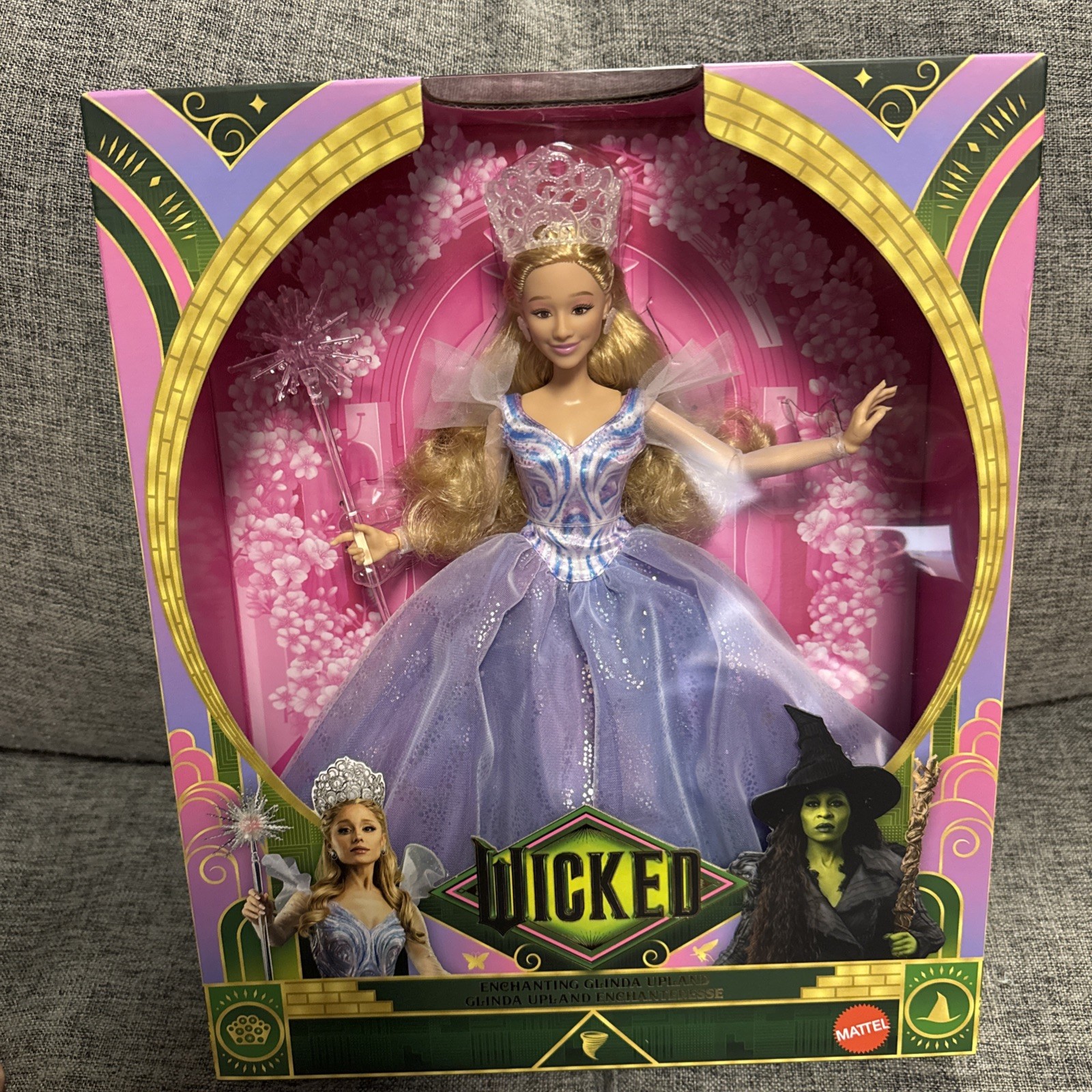 NEW MATTEL WICKED FOR GOOD Enchanting GLINDA UPLAND DOLL Universal Studios JFM13