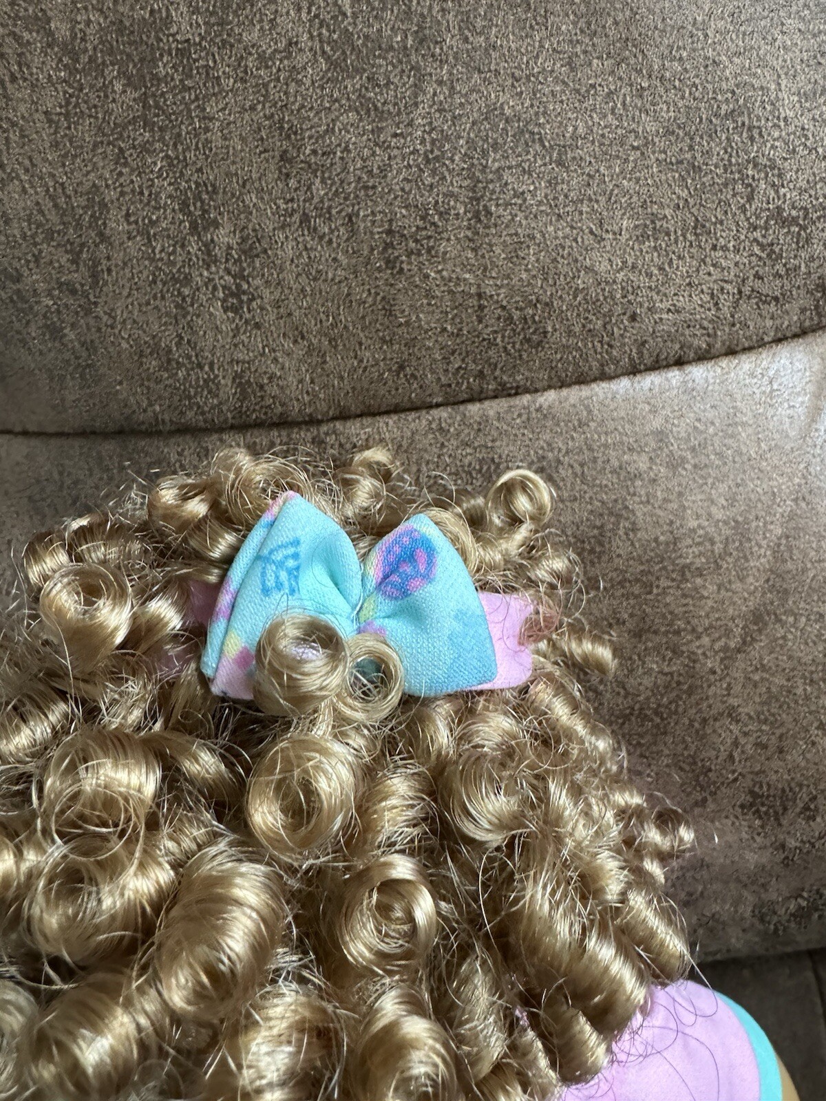 Curly Top Baby Doll With Several Outfits