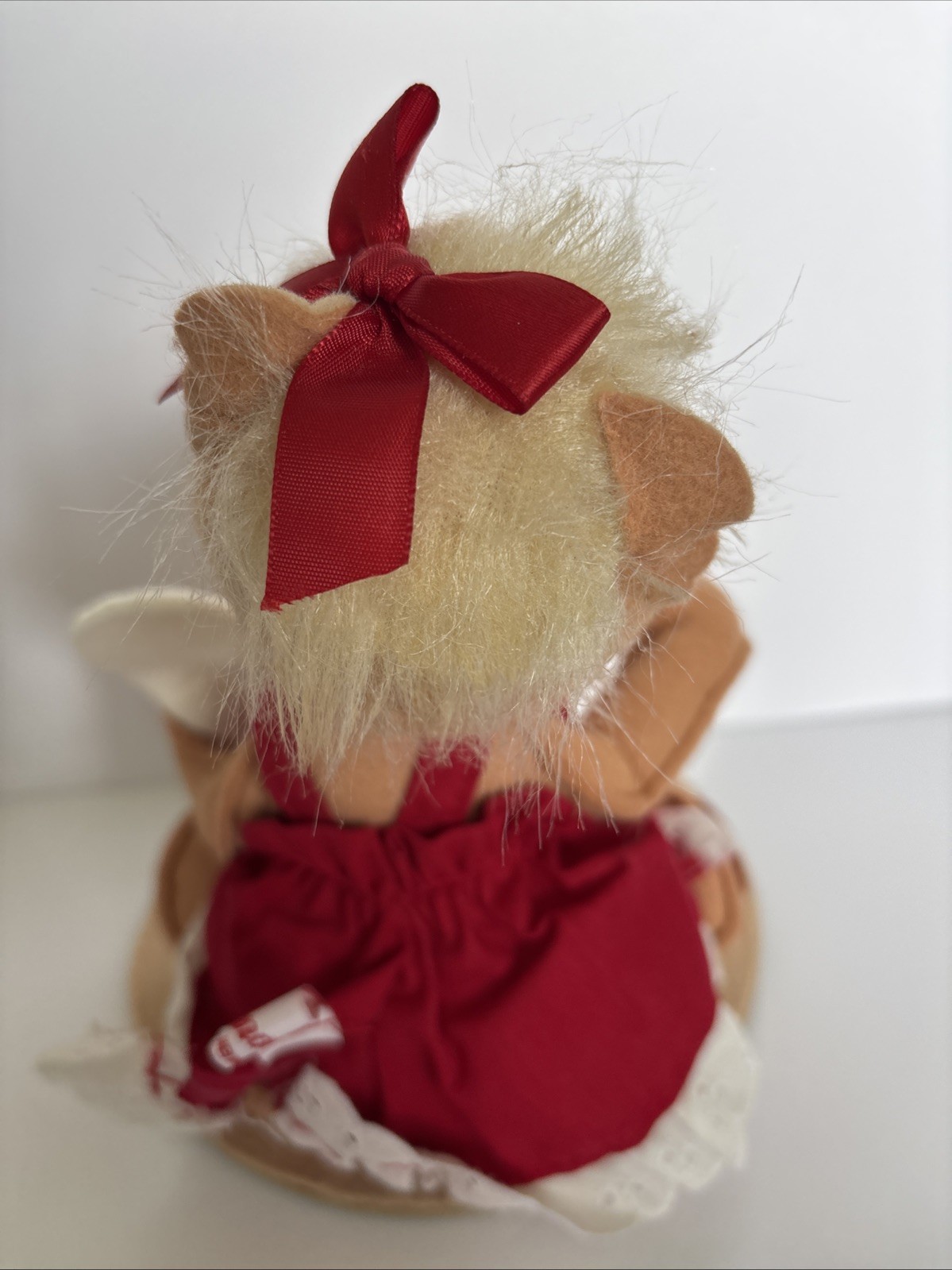 Annalee Doll 1997 Making Valentine’s Day Bear 8” VTG Cottage Core Granny Core