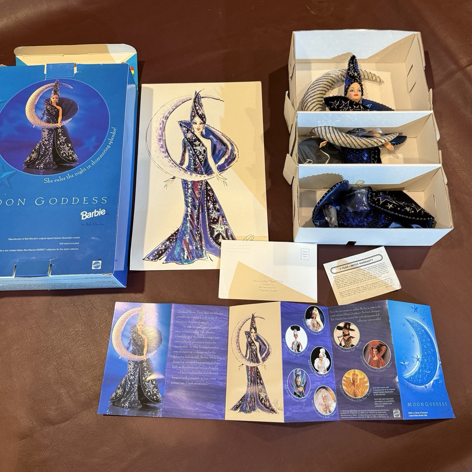 Moon Goddess Bob Mackie Barbie Doll 1996 Mattel 14105